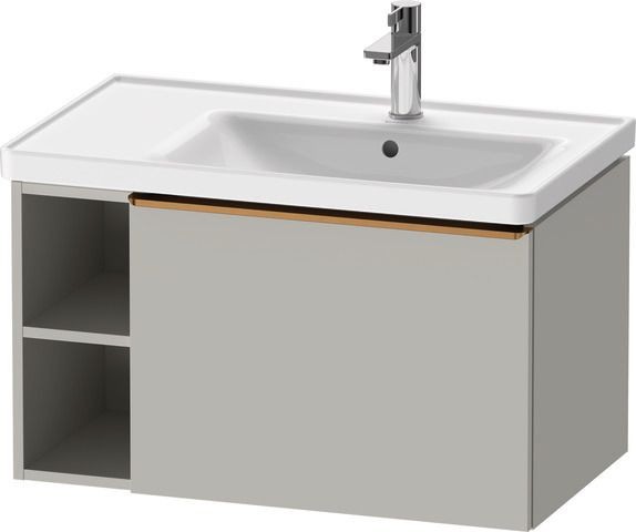Duravit D-Neo Waschtischunterbau wandhängend Betongrau Matt 784x452x440 mm - DE4257004070000