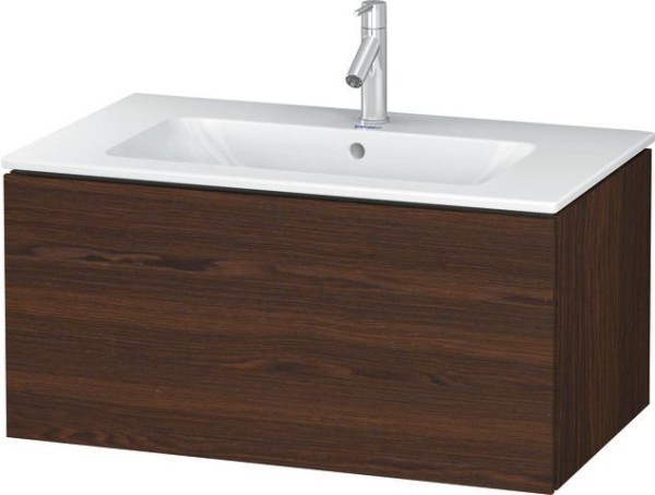 Duravit L-Cube Waschtischunterbau wandhängend Nussbaum gebürstet Matt 820x481x400 mm - LC614106969