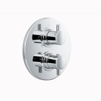HSK Unterputz-Thermostat HSK Unterputz-Thermostat Rund, chrom, mit 2-Wege-Umsteller