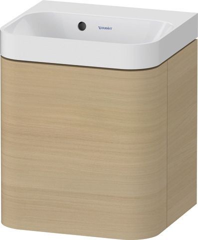 Duravit Happy D.2 Plus c-shaped Set wandhängend Mediterrane Eiche 400x360x480 mm - HP4344N71710000