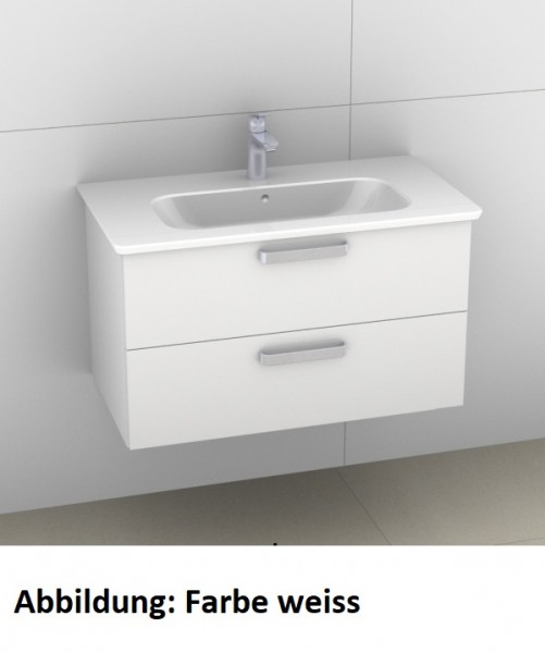 Artiqua 412 Waschtischunterschrank für Softmood T0558, Riviera Eiche quer NB, 412-WU2L-I35-7179-438
