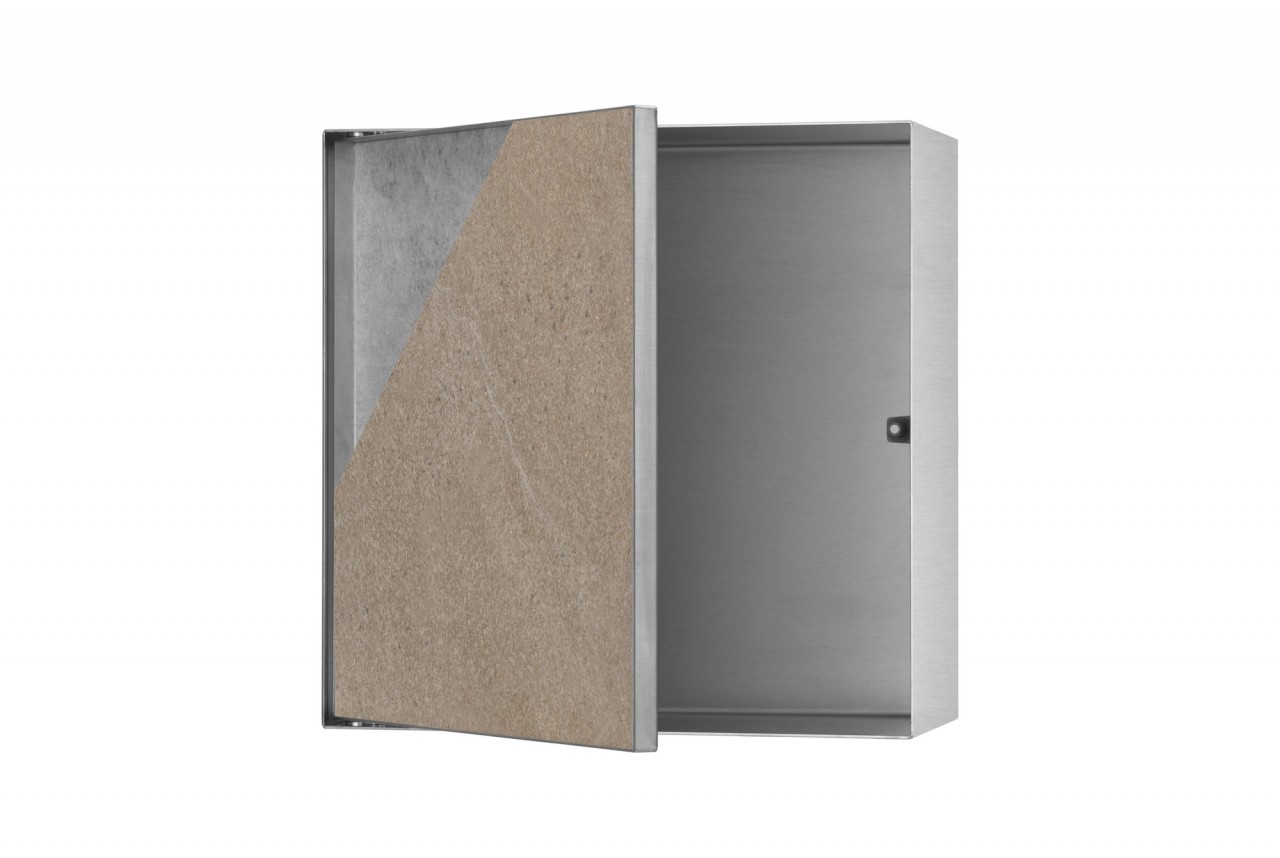 ESS T-BOX 10 befliesbar Edelstahl Wandnische 30x30x10 cm, inkl Rohbauset, BOXT-30x30x10 BOXT-30x30x10