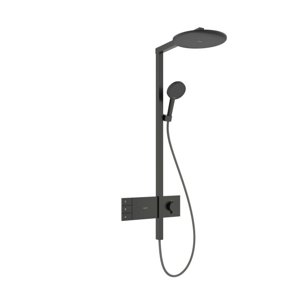 Hansgrohe Showerpipe Raindance Alive S 300 2jet mit Thermostat brushed black chrome , 24595340