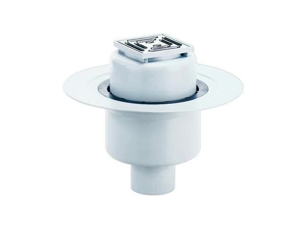 DALLMER Bodenablauf 61 HT/E, DN 50/ DN 70, 100 x 100 mm