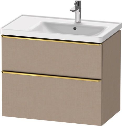 Duravit D-Neo Waschtischunterbau wandhängend Leinen Matt 784x452x625 mm - DE4358034750000