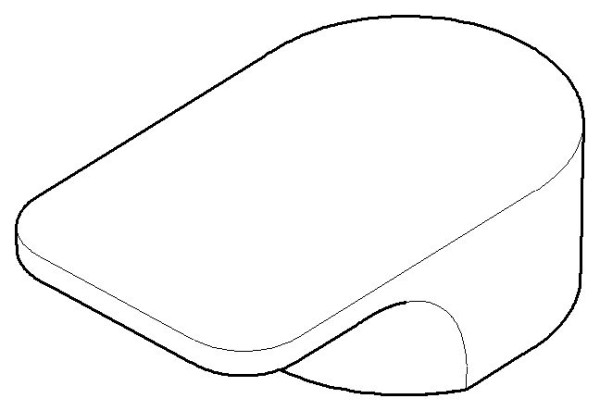 Dornbracht Hebel Ersatzteile 092096001 50 x 36 x 84 mm Weiß matt