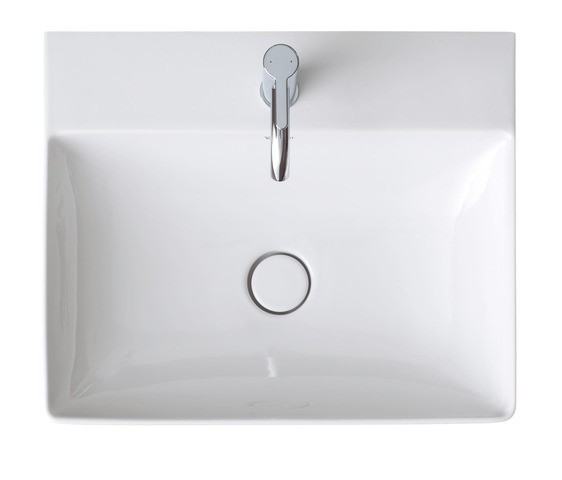 Duravit DuraSquare Waschtisch Weiß Hochglanz 600 mm - 2353600071