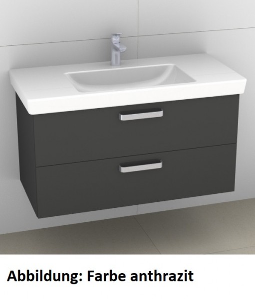 Artiqua 414 Waschtischunterschrank für Subway 2.0 7175A1 Eiche Weiß quer NB, 414-WU2L-V70-7186-440