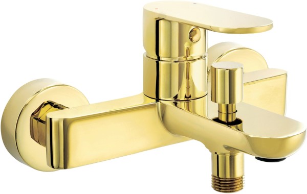 Neuesbad Serie 100 Wannenarmatur ohne Brauseset, Oberfläche: gold