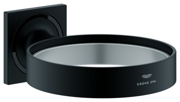 GROHE Halter Allure 40963_1 für, Seifenschale/Föneinsatz phantom black, 40963KF1