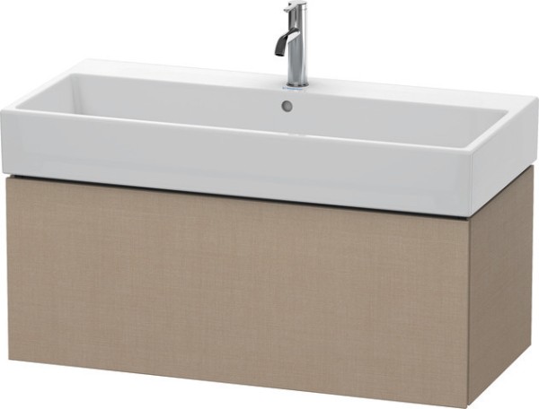 Duravit L-Cube Waschtischunterbau wandhängend Leinen Matt 984x459x394 mm - LC617807575