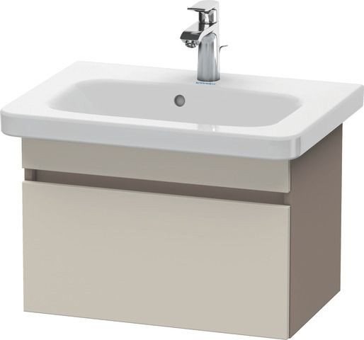 Duravit DuraStyle Waschtischunterbau wandhängend Taupe & Basalt Matt 580x368x398 mm - DS637909143