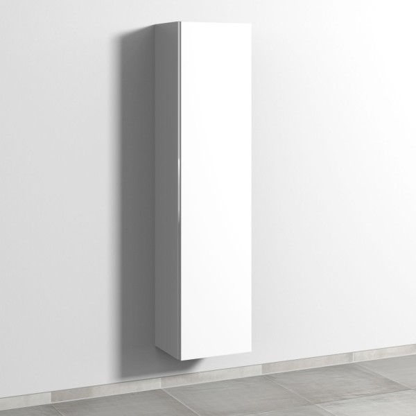 Sanipa 3way Hochschrank mit 1 Tür, Weiß-Soft
