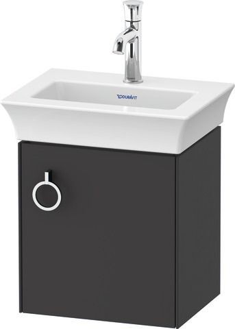 Duravit White Tulip Waschtischunterbau wandhängend Graphit Seidenmatt 384x298x410 mm - WT4250R5858
