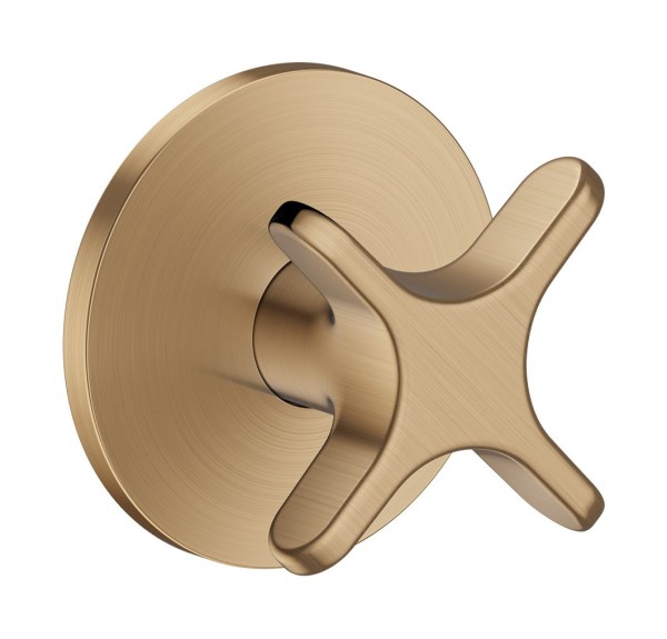 Hansgrohe Absperrventil Unterputz AXOR One mit Kreuzgriff brushed bronze , 48771140