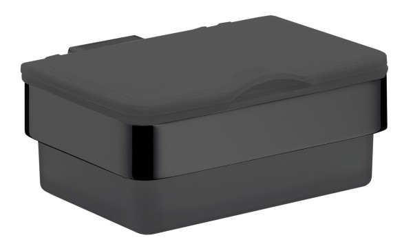 emco loft Feuchtpapierhalter Kunststoffbox schwarz/schwarz,053913301
