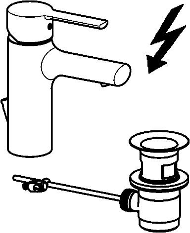 Hansa Waschtisch Einhandmischer Hansaronda 3.5 0313 f. offene Heißwasserbereiter verchromt